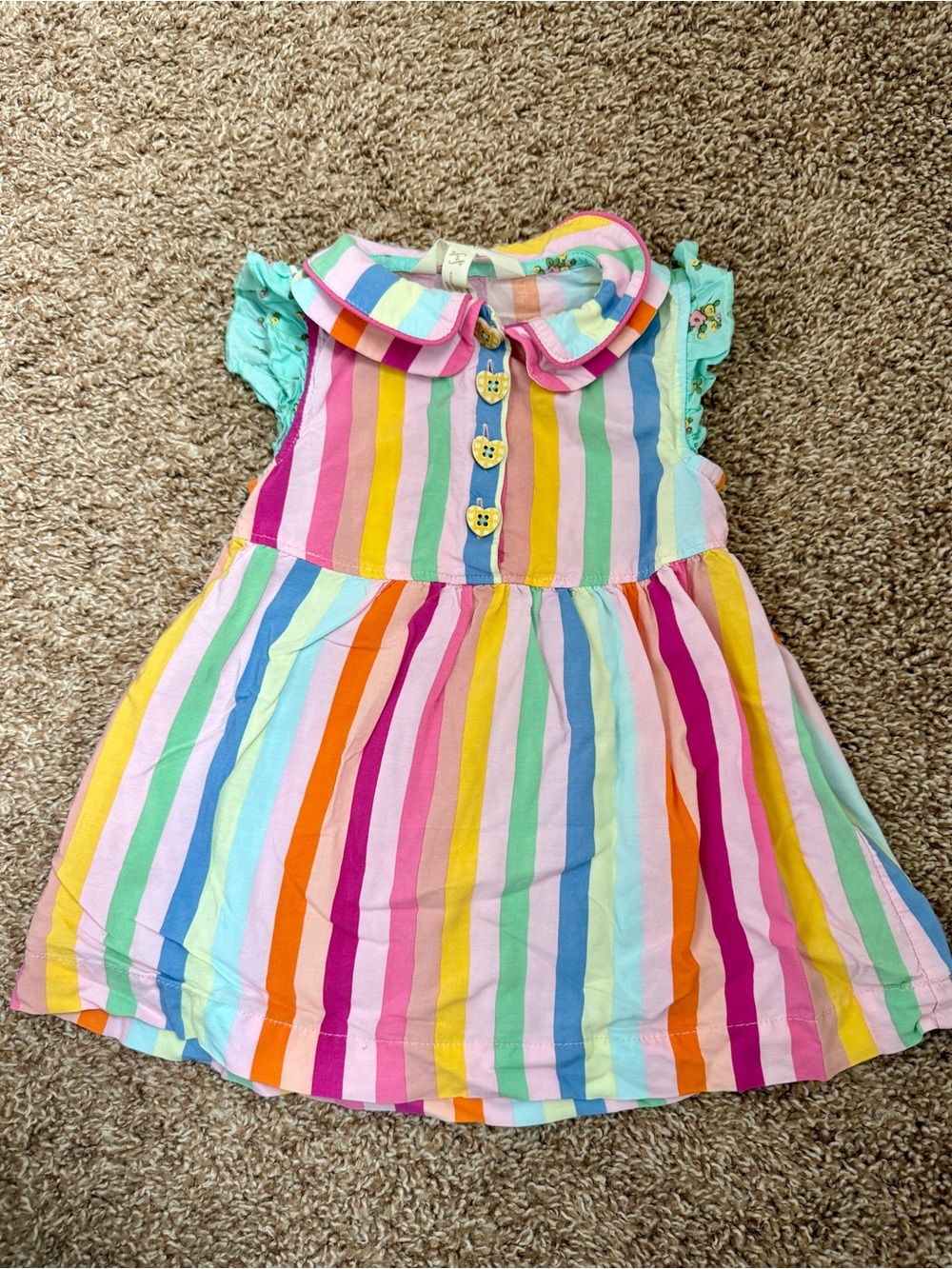 Matilda Jane Striped rainbow dress